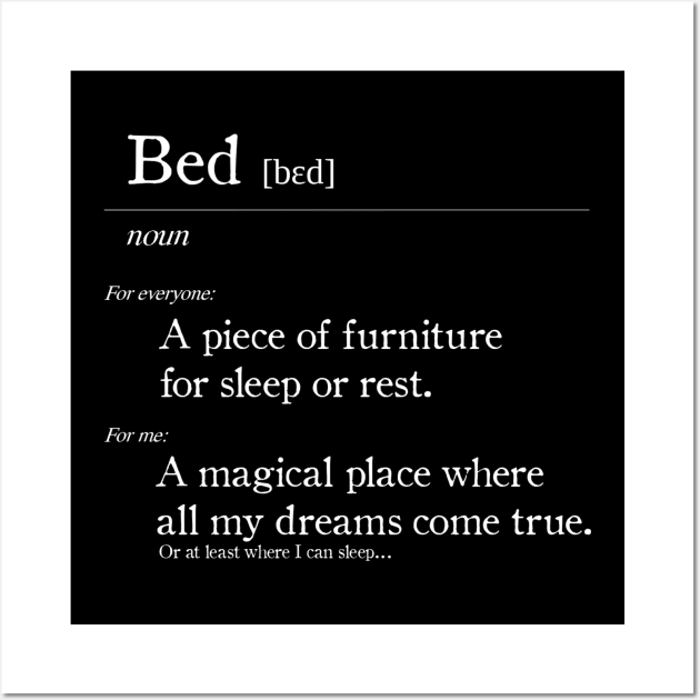 Definition: Bed Wall Art by TheProgrammer